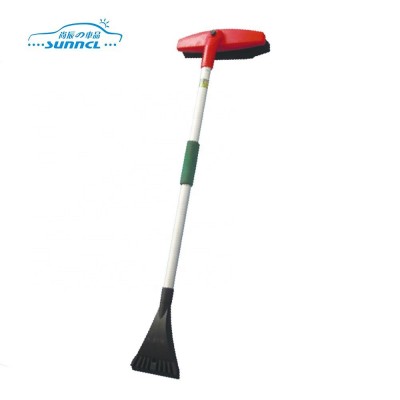 Useful Telescopic Handle Car Wash Brush with Ice Scraper